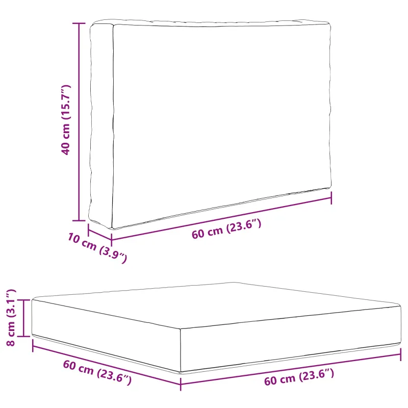Lauko sofa pagalvėlė 3 pcs Vyno raudonumo Poliesteris