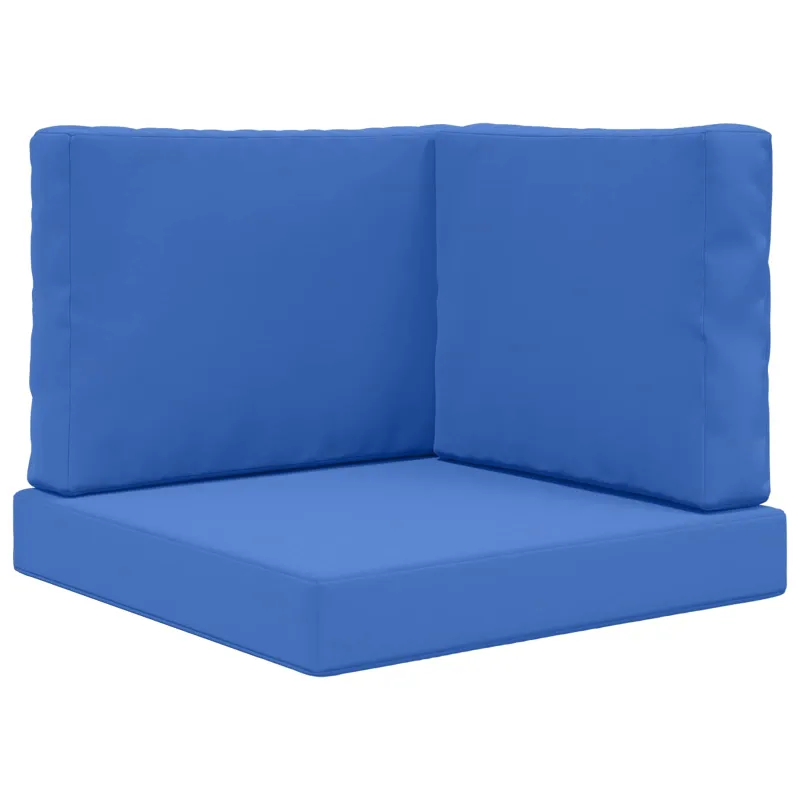 Lauko sofa pagalvėlė 3 pcs Karališka mėlyna Poliesteris