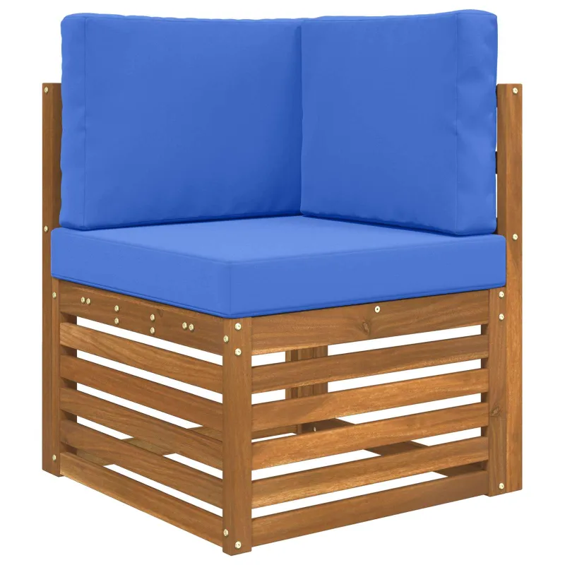 Lauko sofa pagalvėlė 3 pcs Karališka mėlyna Poliesteris