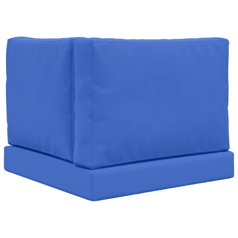 Lauko sofa pagalvėlė 3 pcs Karališka mėlyna Poliesteris