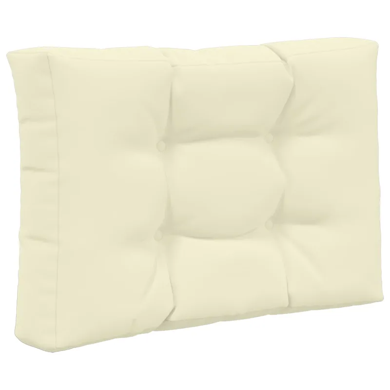 Lauko sofa pagalvėlė 3 pcs Kreminė Poliesteris