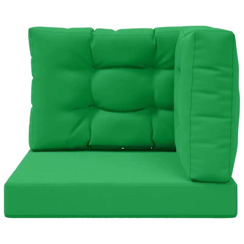 Lauko sofa pagalvėlė 3 pcs Žalia Poliesteris