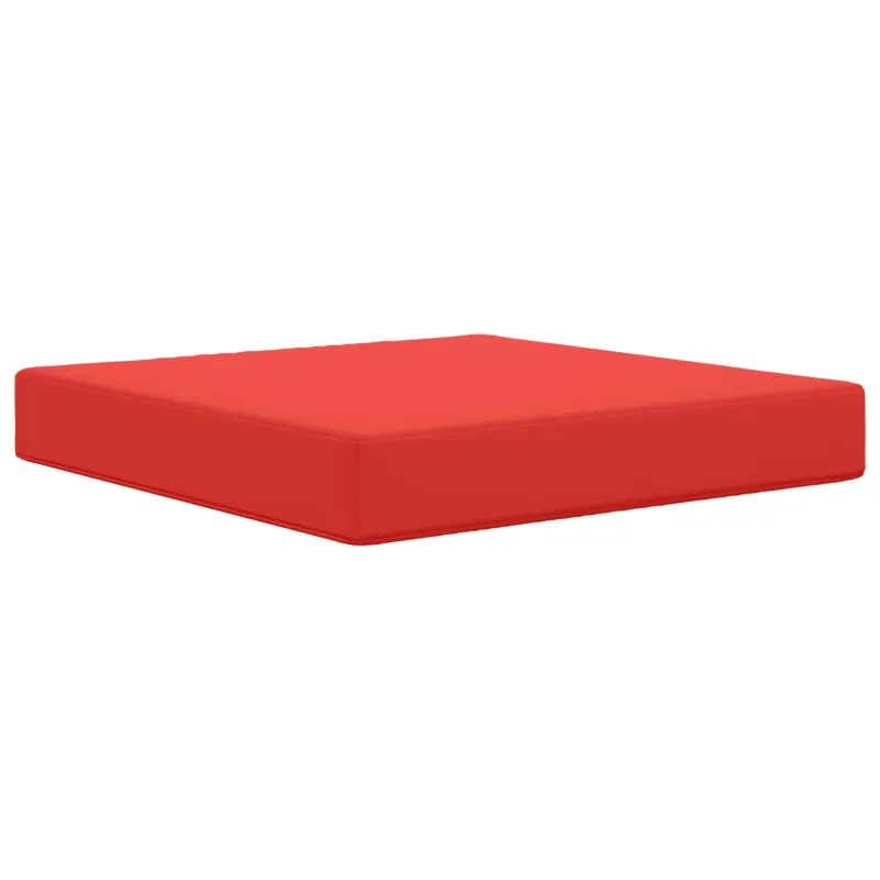 Lauko sofa pagalvėlė 3 pcs Raudona Poliesteris