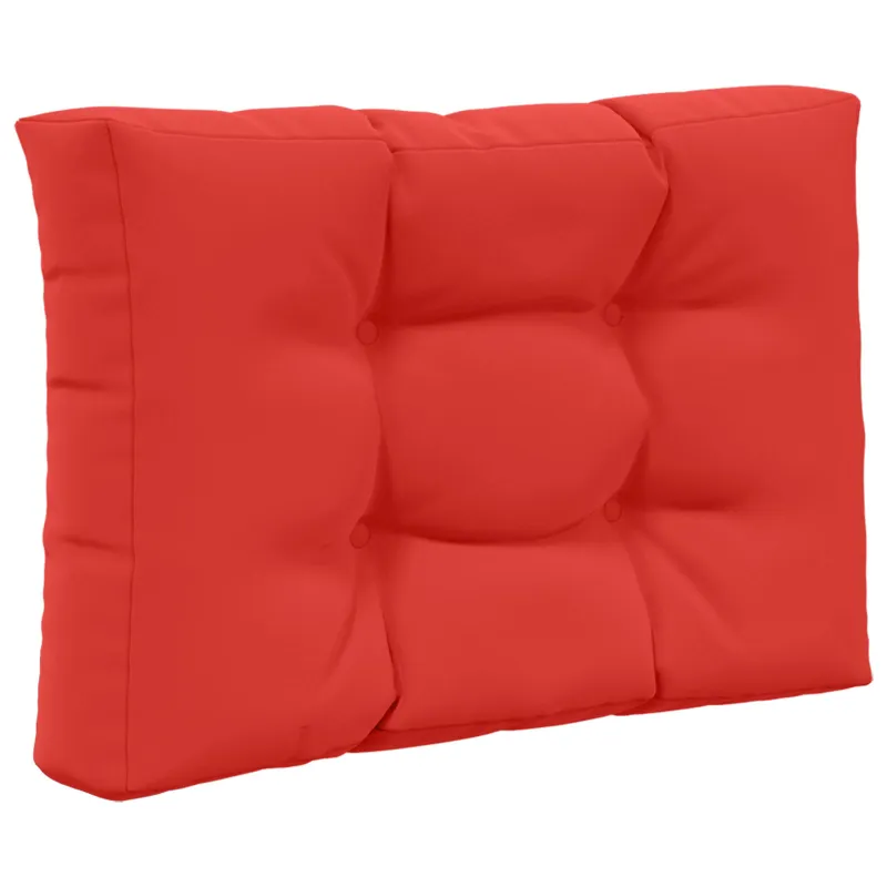 Lauko sofa pagalvėlė 3 pcs Raudona Poliesteris