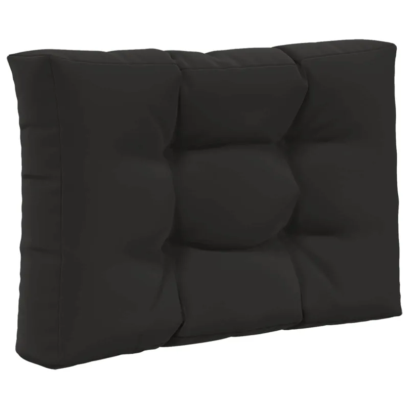Lauko sofa pagalvėlė 3 pcs Juodas Poliesteris