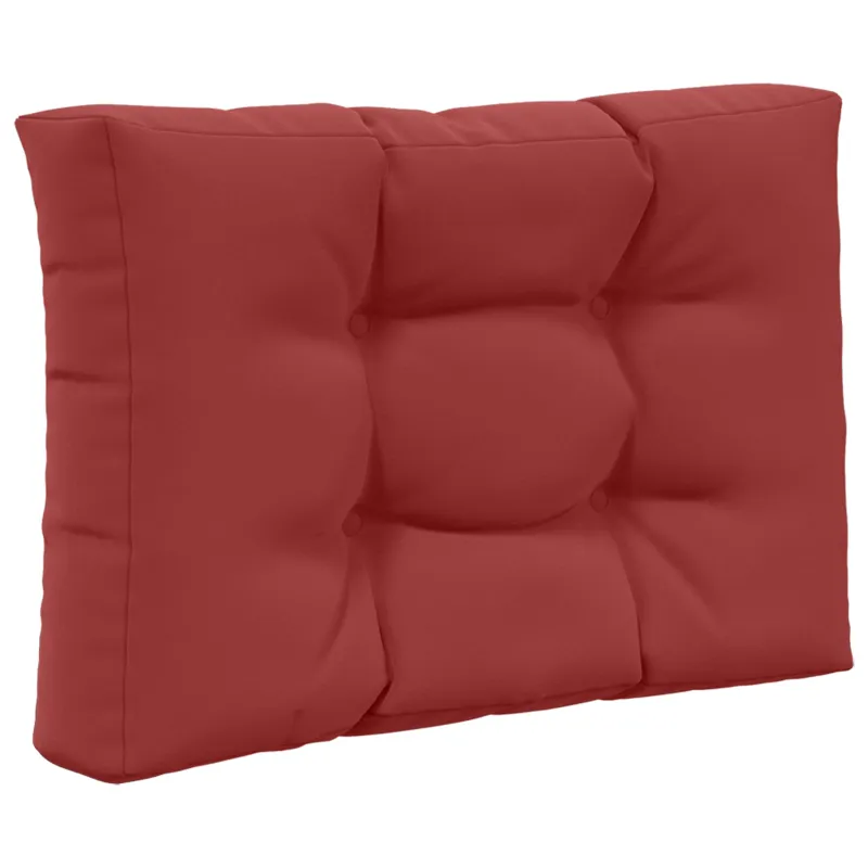 Lauko sofa pagalvėlė 3 pcs Vyno raudonumo Poliesteris