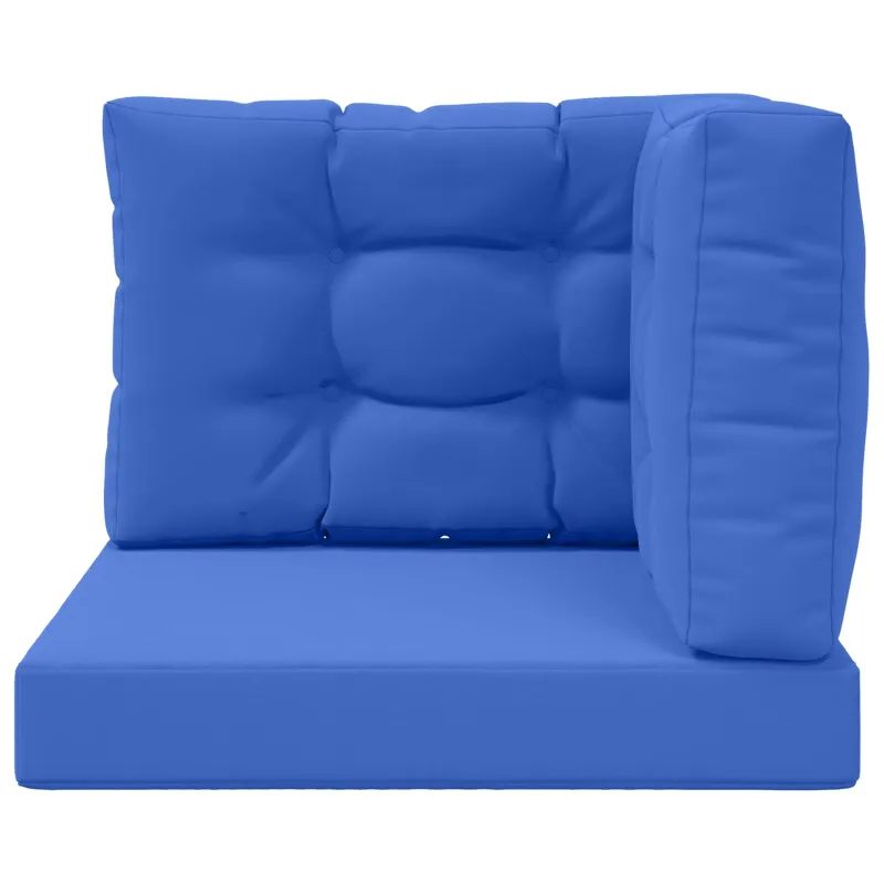 Lauko sofa pagalvėlė 3 pcs Karališka mėlyna Poliesteris