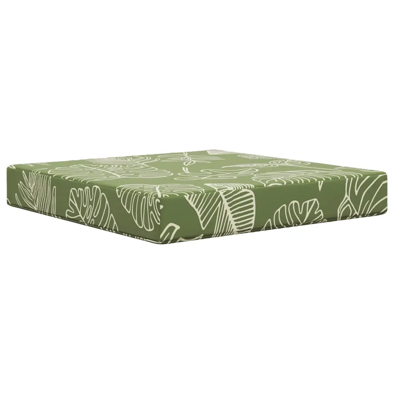 Lauko sofa pagalvėlė 3 pcs Lapų dizainas Poliesteris