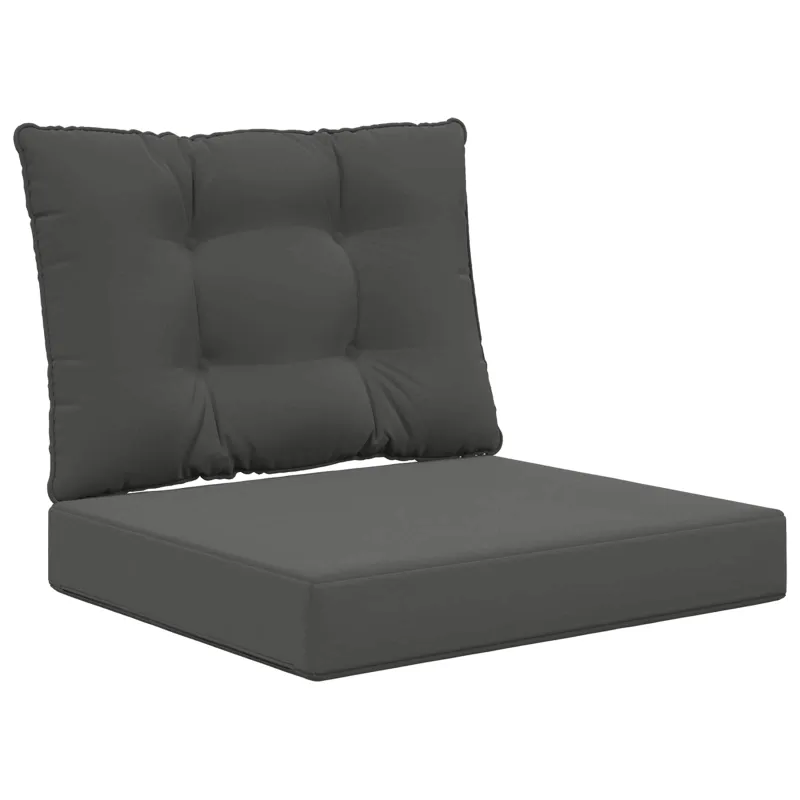 Lauko sofa pagalvėlė 2 pcs Antracitas Poliesteris