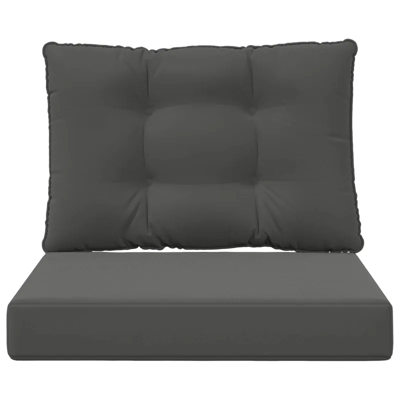 Lauko sofa pagalvėlė 2 pcs Antracitas Poliesteris