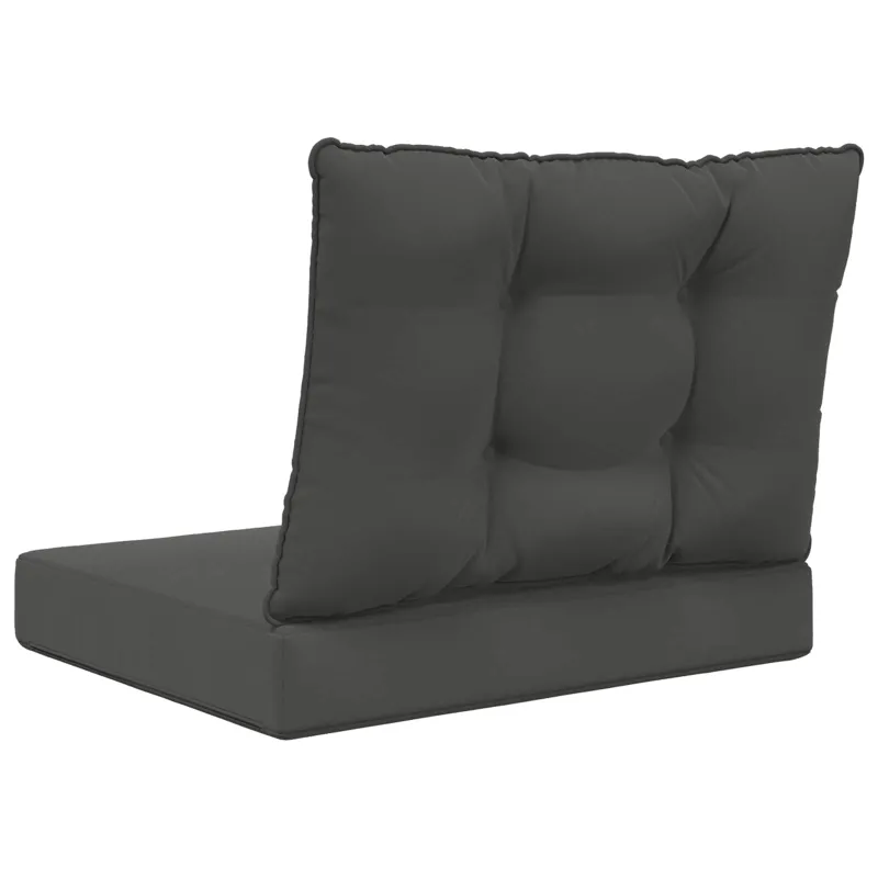 Lauko sofa pagalvėlė 2 pcs Antracitas Poliesteris