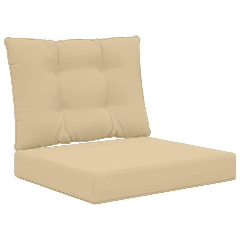 Lauko sofa pagalvėlė 2 pcs Smėlio Poliesteris