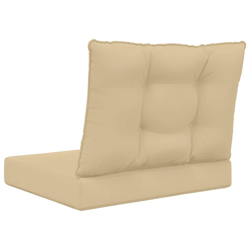 Lauko sofa pagalvėlė 2 pcs Smėlio Poliesteris