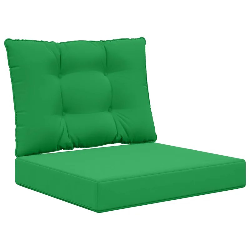 Lauko sofa pagalvėlė 2 pcs Žalia Poliesteris
