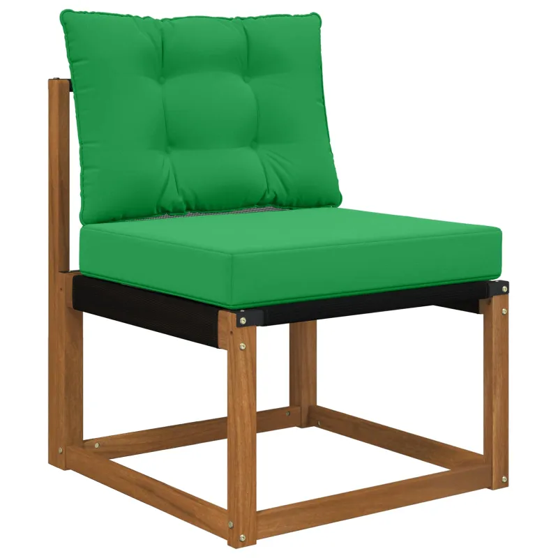 Lauko sofa pagalvėlė 2 pcs Žalia Poliesteris