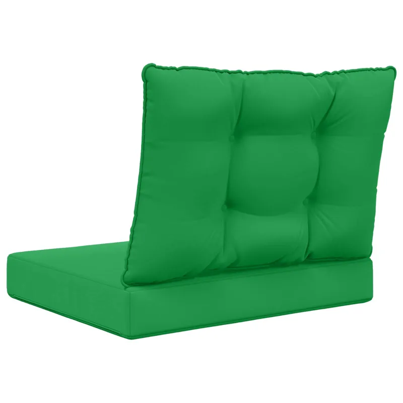 Lauko sofa pagalvėlė 2 pcs Žalia Poliesteris