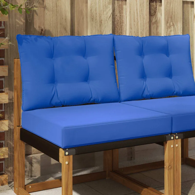 Lauko sofa pagalvėlė 2 pcs Karališka mėlyna Poliesteris