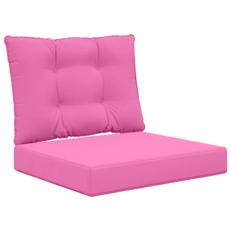 Lauko sofa pagalvėlė 2 pcs Rožinė Poliesteris