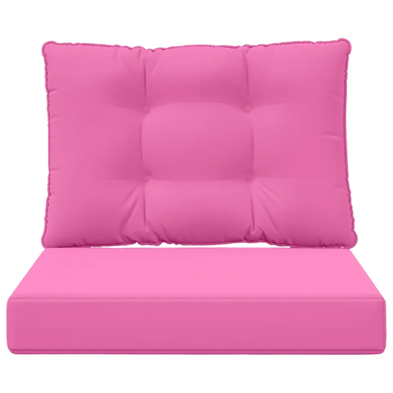 Lauko sofa pagalvėlė 2 pcs Rožinė Poliesteris