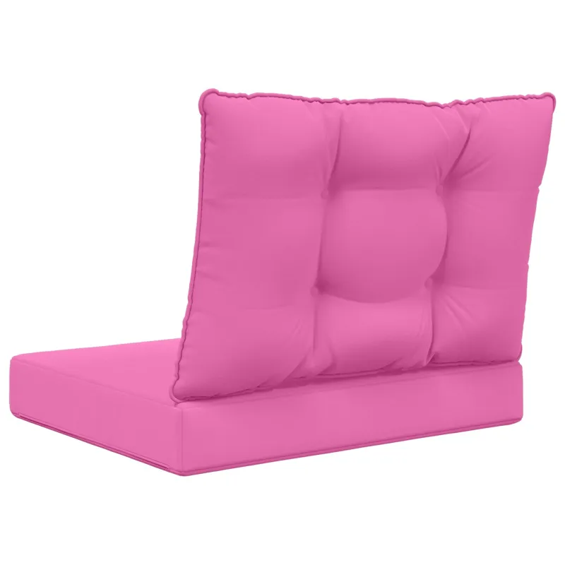 Lauko sofa pagalvėlė 2 pcs Rožinė Poliesteris