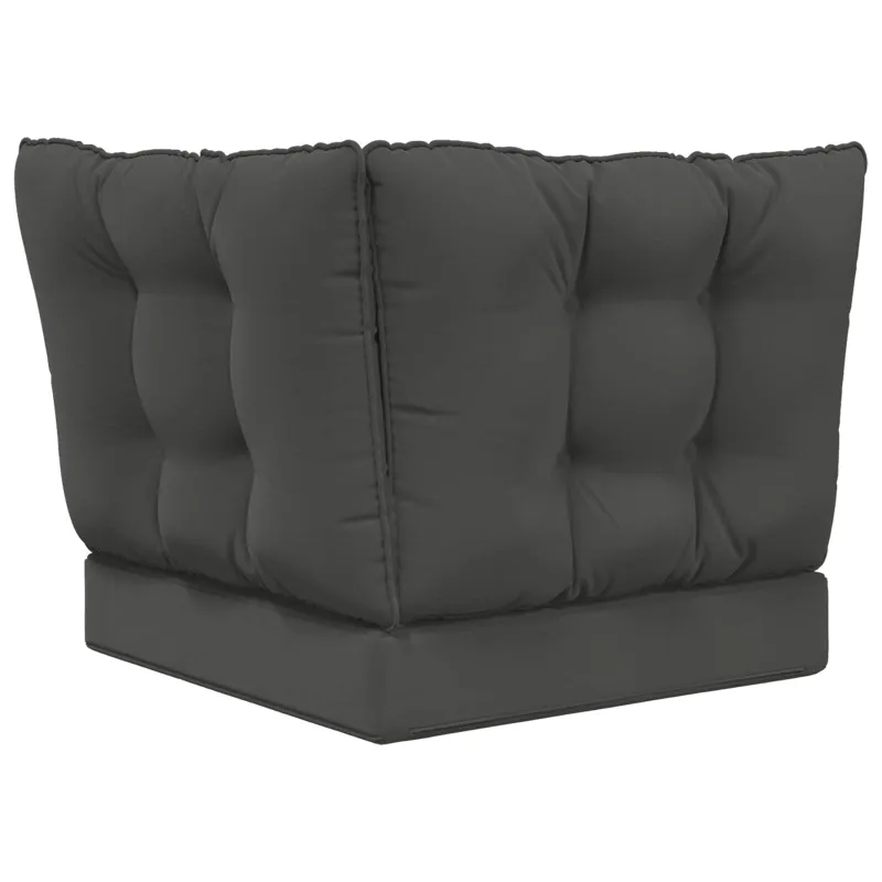 Lauko sofa pagalvėlė 3 pcs Antracitas Poliesteris