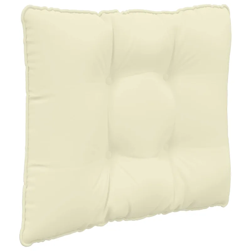 Lauko sofa pagalvėlė 3 pcs Kreminė Poliesteris