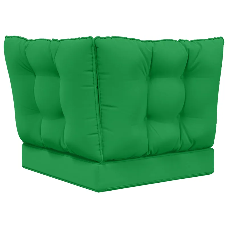 Lauko sofa pagalvėlė 3 pcs Žalia Poliesteris