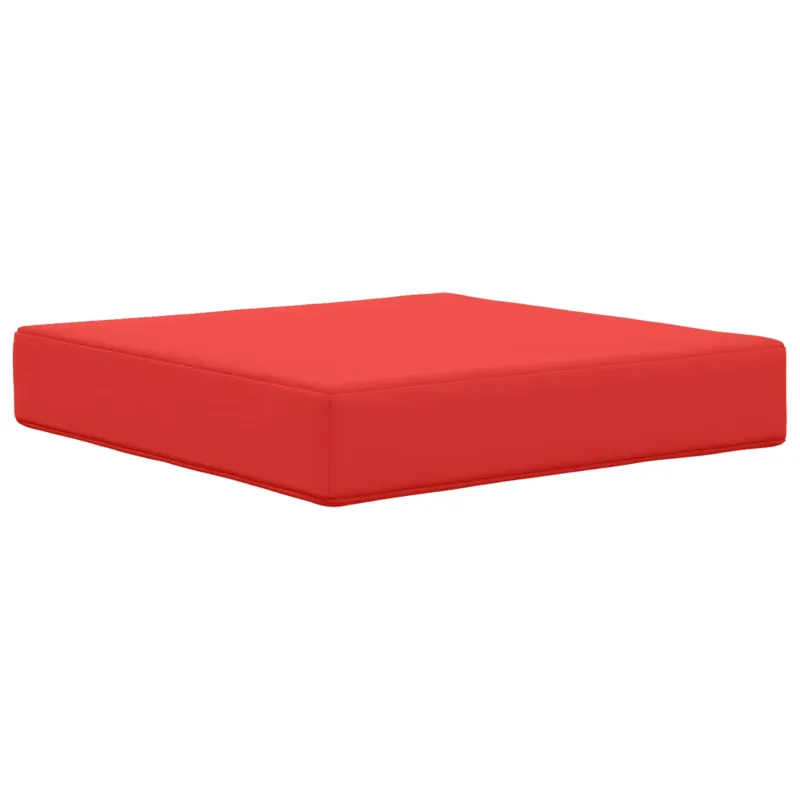 Lauko sofa pagalvėlė 3 pcs Raudona Poliesteris