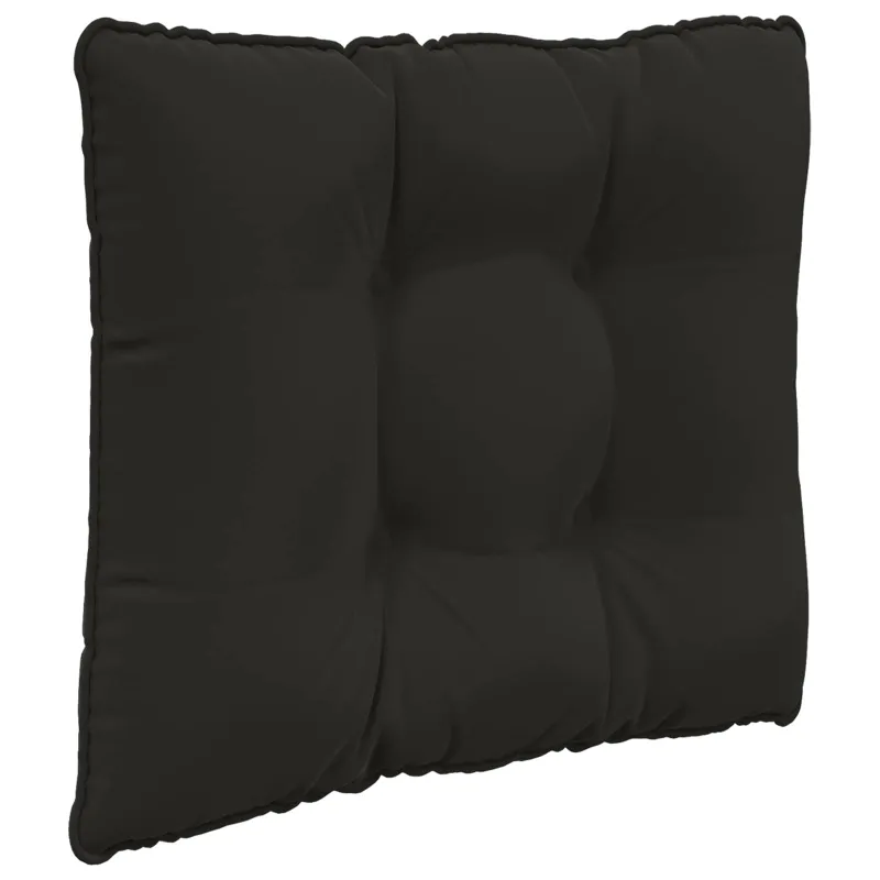 Lauko sofa pagalvėlė 3 pcs Juodas Poliesteris