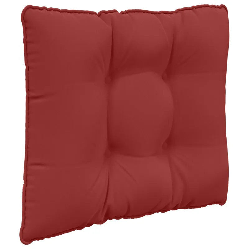Lauko sofa pagalvėlė 3 pcs Vyno raudonumo Poliesteris