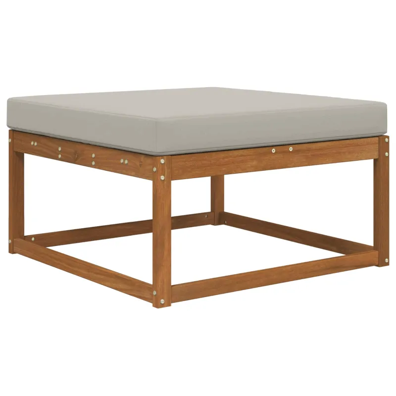 Lauko sofa pagalvėlė Pilka 80 x 80 x 8 cm Poliesteris