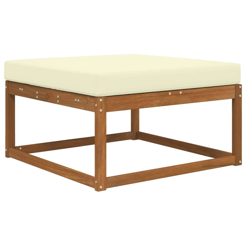 Lauko sofa pagalvėlė Kreminė 80 x 80 x 8 cm Poliesteris