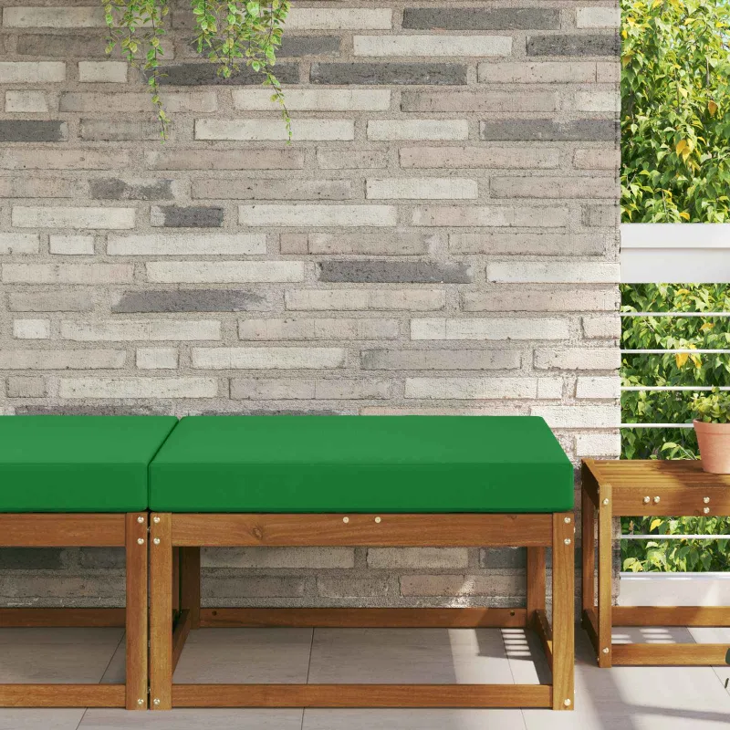 Lauko sofa pagalvėlė Žalia 80 x 80 x 8 cm Poliesteris