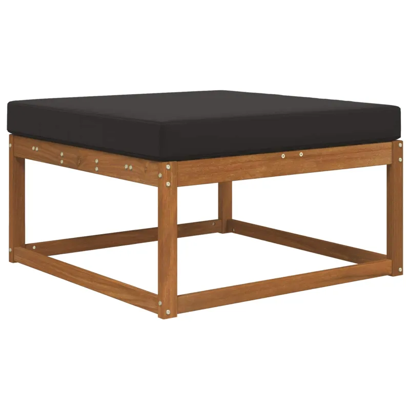 Lauko sofa pagalvėlė Juodas 80 x 80 x 8 cm Poliesteris