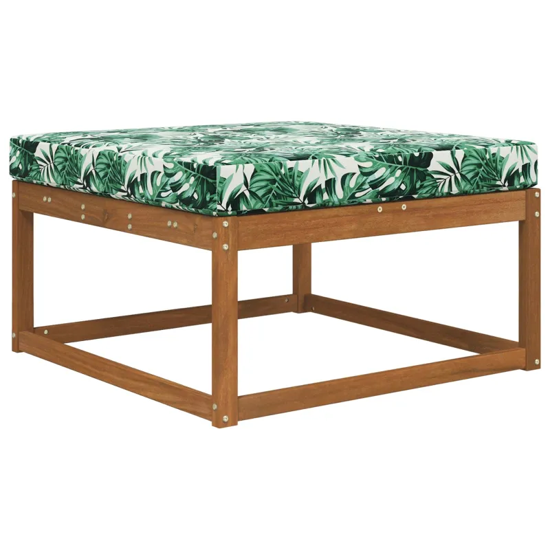 Lauko sofa pagalvėlė Lapų raštas 80 x 80 x 8 cm Poliesteris