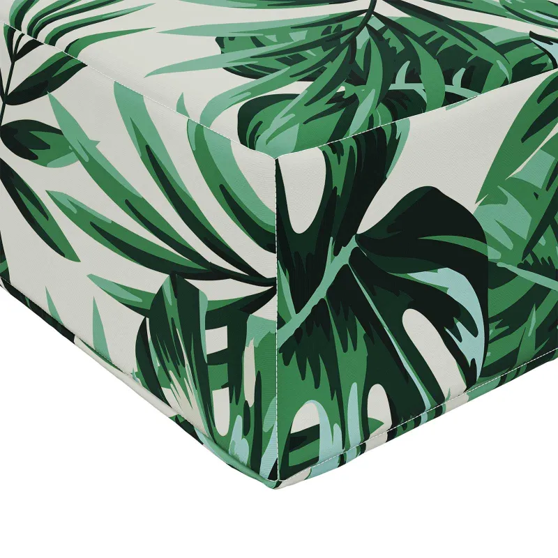 Lauko sofa pagalvėlė Lapų raštas 80 x 80 x 8 cm Poliesteris
