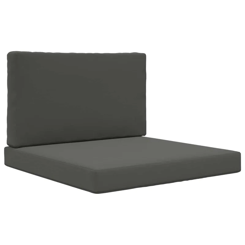 Lauko sofa pagalvėlė 2 pcs Antracitas Poliesteris