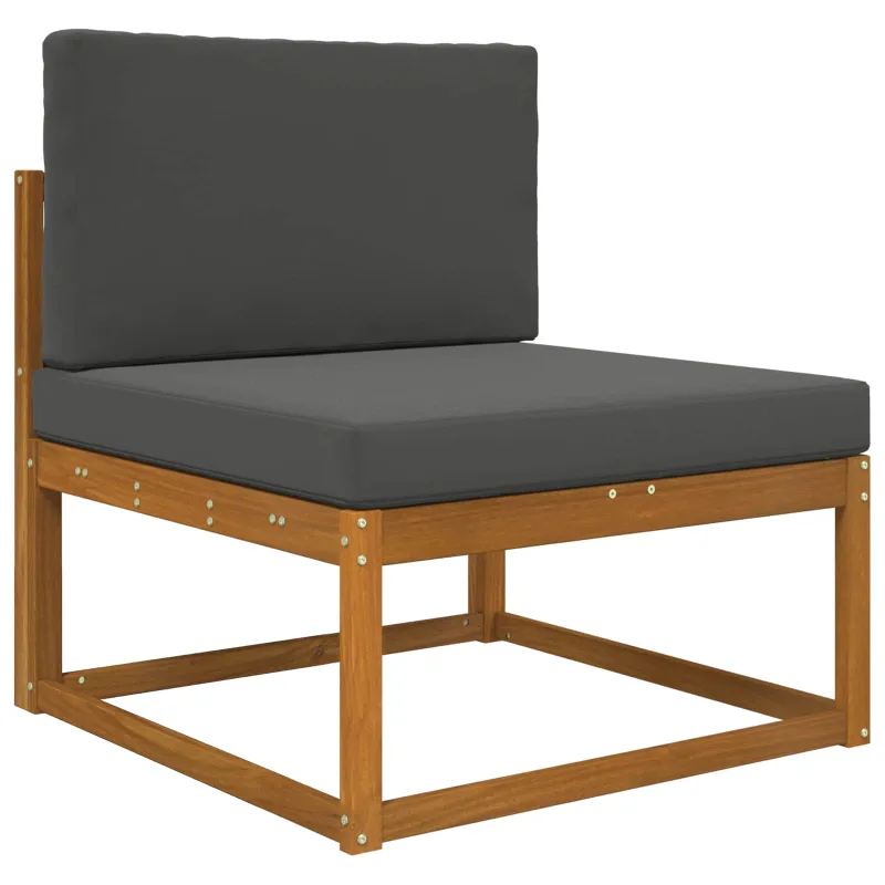 Lauko sofa pagalvėlė 2 pcs Antracitas Poliesteris