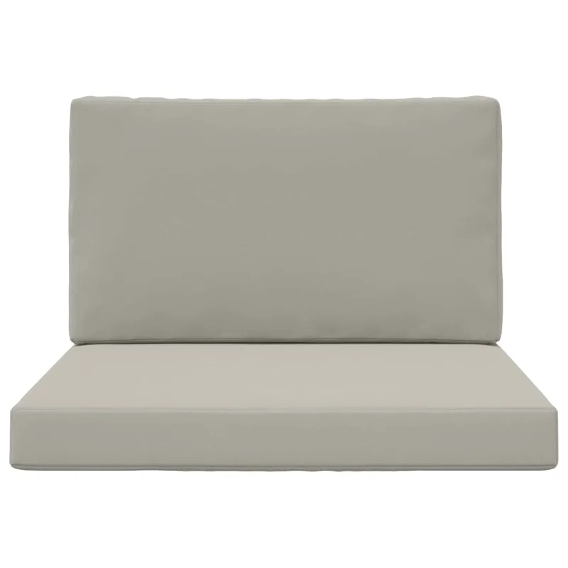 Lauko sofa pagalvėlė 2 pcs Pilka Poliesteris