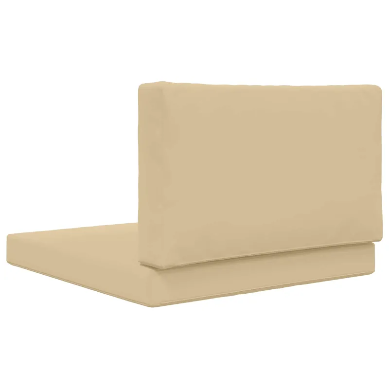Lauko sofa pagalvėlė 2 pcs Smėlio Poliesteris