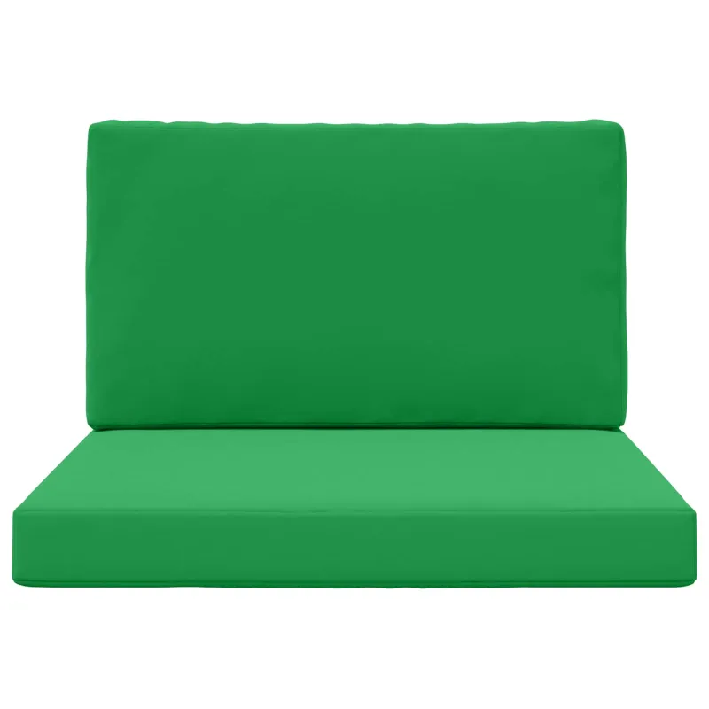 Lauko sofa pagalvėlė 2 pcs Žalia Poliesteris