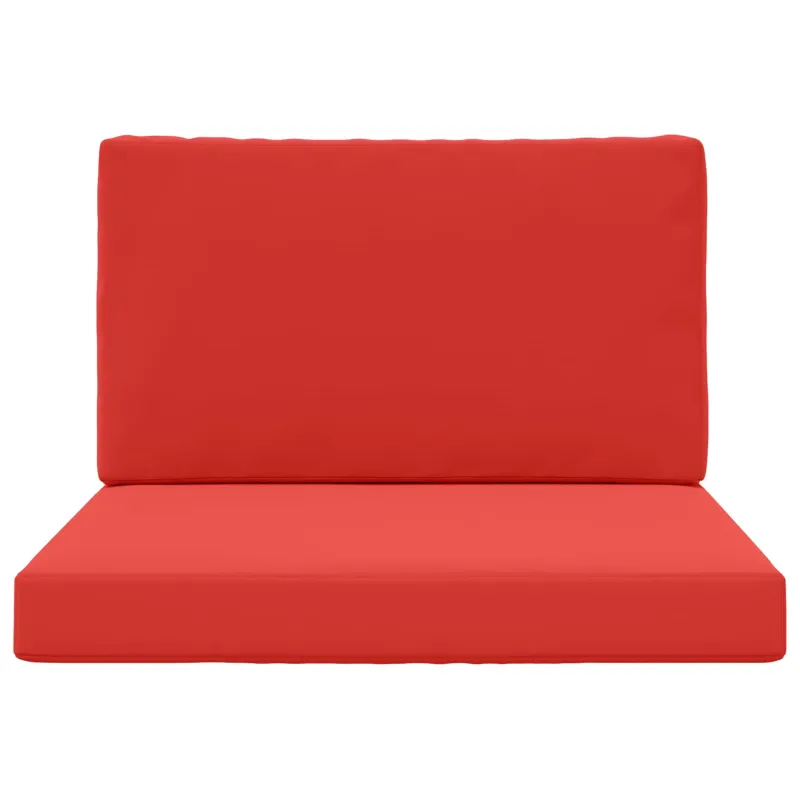 Lauko sofa pagalvėlė 2 pcs Raudona Poliesteris
