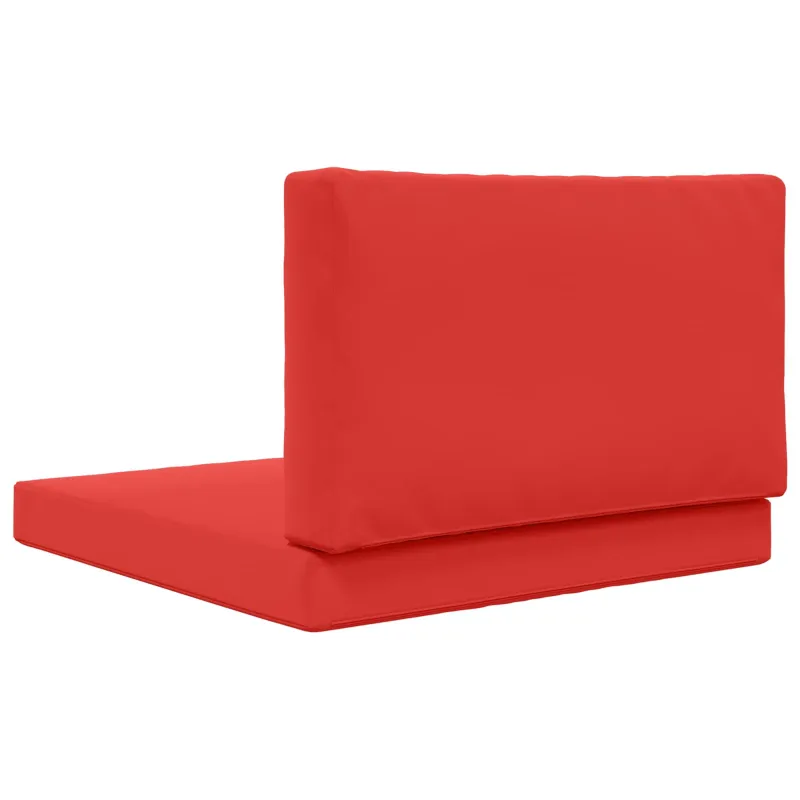 Lauko sofa pagalvėlė 2 pcs Raudona Poliesteris