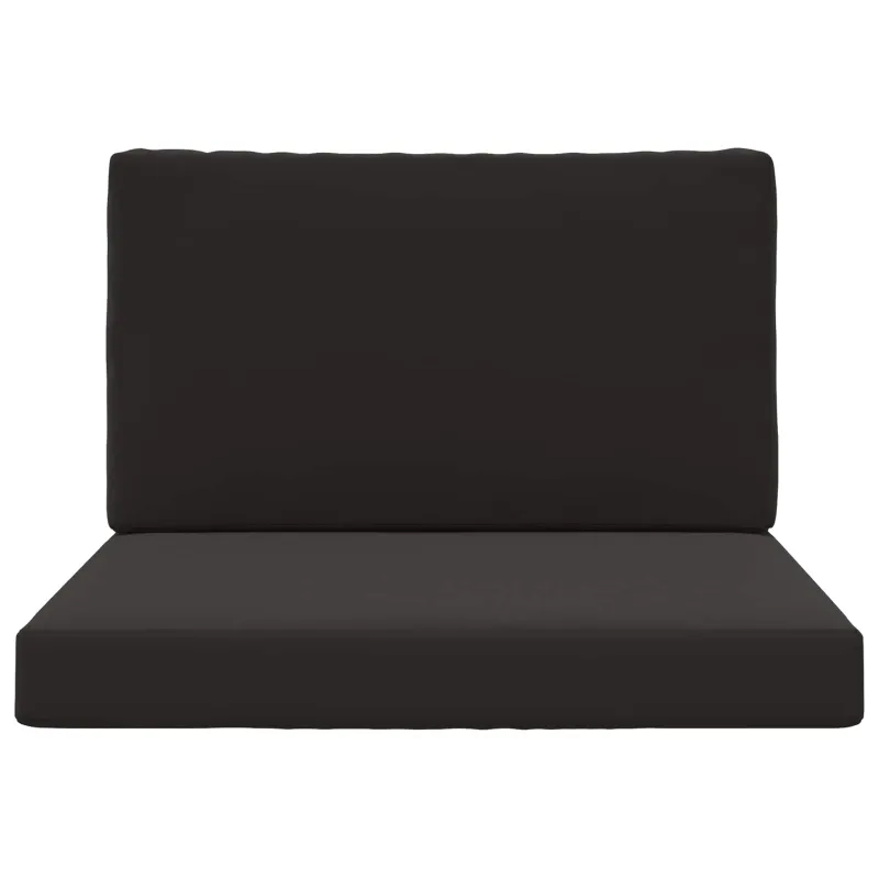 Lauko sofa pagalvėlė 2 pcs Juodas Poliesteris