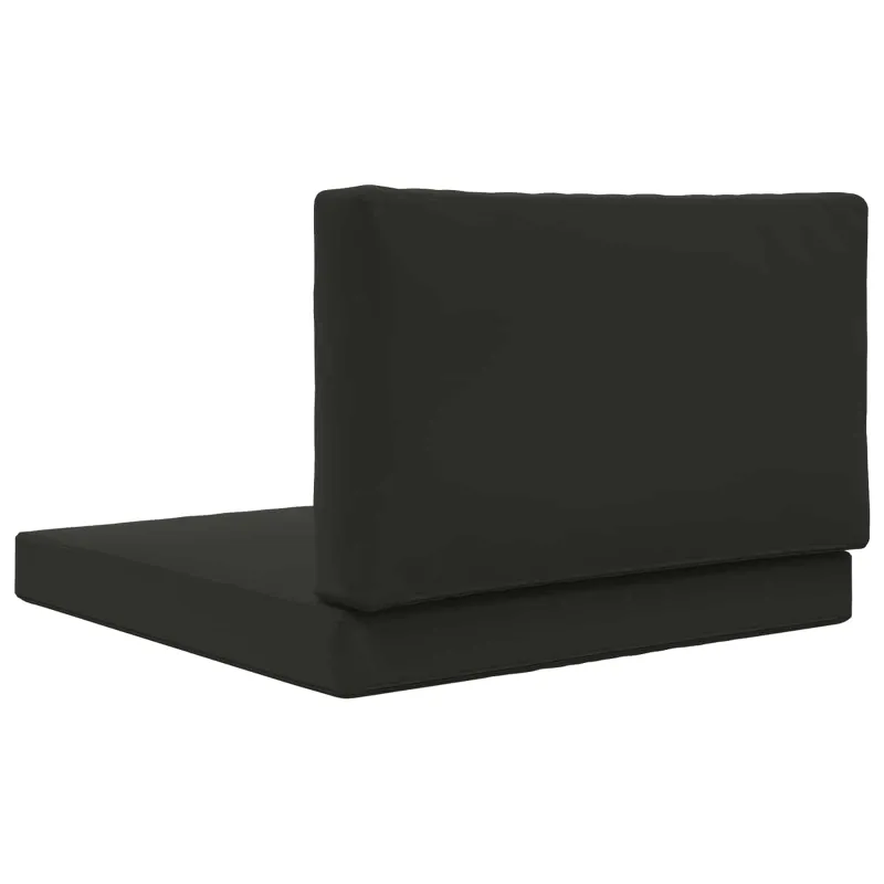 Lauko sofa pagalvėlė 2 pcs Juodas Poliesteris