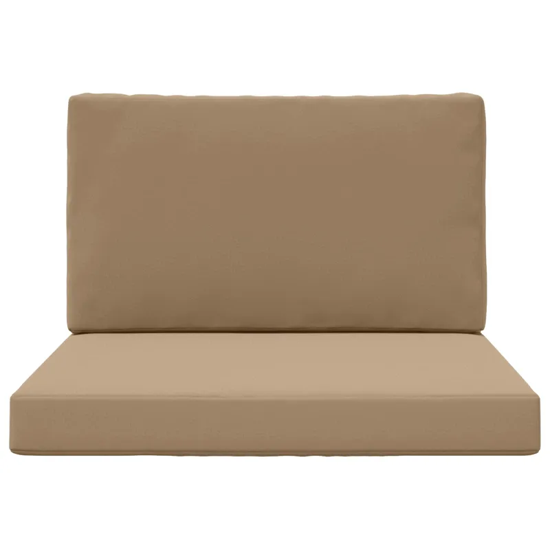 Lauko sofa pagalvėlė 2 pcs Taupe Poliesteris
