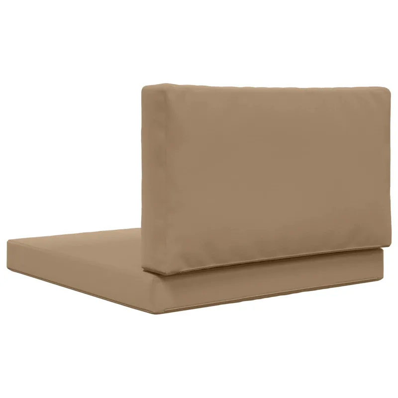 Lauko sofa pagalvėlė 2 pcs Taupe Poliesteris