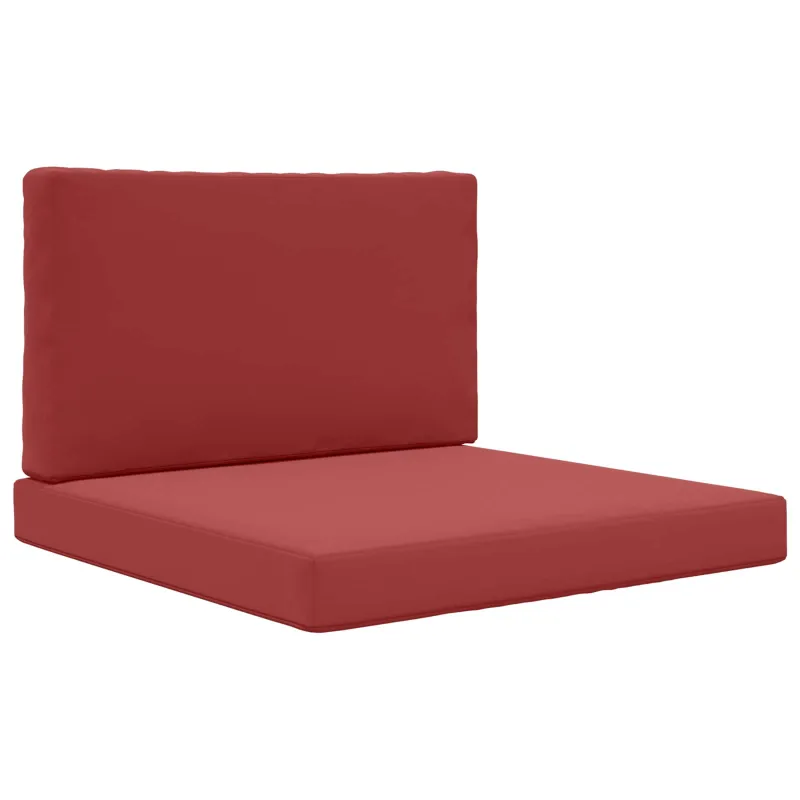 Lauko sofa pagalvėlė 2 pcs Vyno raudonumo Poliesteris