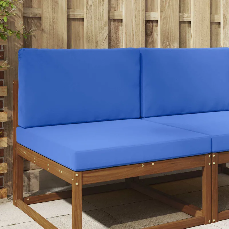Lauko sofa pagalvėlė 2 pcs Karališka mėlyna Poliesteris