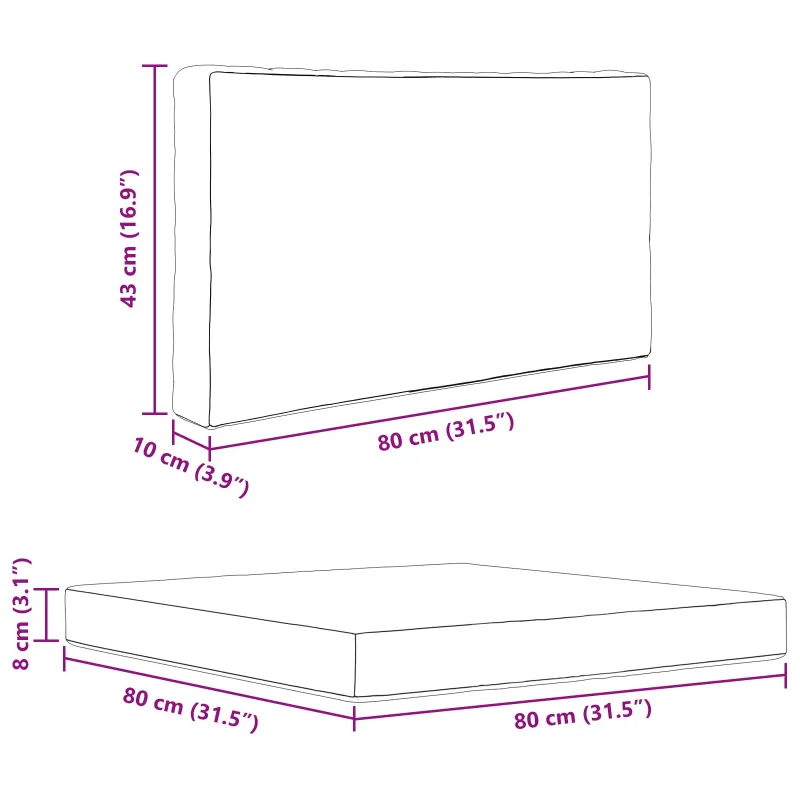 Lauko sofa pagalvėlė 2 pcs Lapų raštas Poliesteris